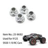 GDOOL Spare Parts Wheelnut 25-WJ02 LG-WJ02 920-WJ02 for 1:10 9125 9155 9156 S920 S921 RC Car(4 PCS)
