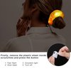 Hiwooii 15 Count LED Light Up Hair Scrunchies in 10 Colors with 5 Bow-Tie Glowing Hair Bands for Women Girls Hair Accessories, Chiffon Material, 3 Flashing Modes, Glow in the Dark Party Favors