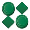 Emerald Green Paper Dinner Plates and Lunch Napkins - Solid Green Party Supplies for St. Patrick's, Mardi Gras, and Spring Parties (Serves 16)