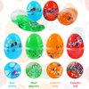 JDSTY 12Pack Easter Basket Stuffers Easter Eggs Slime Packs Stress Relief Colorful Slime for Boys Girls Easter Basket Gifts Fillers for Easter Party Favor Gifts
