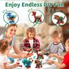 Yerloa 8pcs Dinosaur Toys for Kids 3-5 5-7 4-6, Dinosaur Take Apart Toys for Boys 3 4 5 6 7 8 Year Old Toddler Christmas Birthday Gifts Dino Building Kit Construction Building Toys with Electric Drill