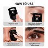 Docolor Eyelash Curler Portable Lash Curler with 1 Silicone Refill Pads Mini Eye Lashes Curlers Professional Travel Makeup Tools for All Eye Shapes