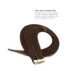 Yamel Tape In Hair Extensions Human Hair Medium Brown Hair Extensions 10 Inch 20pcs Tape In Human Hair Extensions