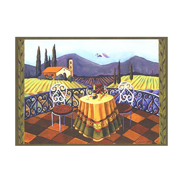 LPG Greetings Wine Country Table 2 - Box of 18 Christmas Cards