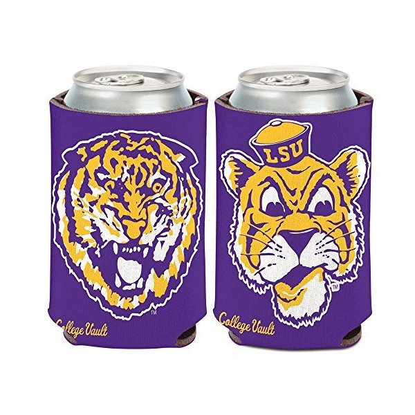 WinCraft LSU Tigers Official NCAA 12 oz. Insulated Coozie Can Cooler by 165916