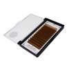 Scala Thickness 0.10mm C Curl Light Brown/Dark Brown/Black-Brown False lashes Individual Eyelash Extension Natural False Eyelashes (13mm, Light Brown)