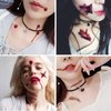 30 Sheets Halloween Fake Scars Temporary Tattoo Stickers Halloween Prank Zombie Makeup Horror Bloody Wound Eyes Waterproof Tattoo Stickers Decals for Women Man Kids Halloween Cosplay Party Decorations