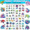 20 Sheets Sea Turtle Temporary Tattoos Stickers Ocean Themed Birthday Party Favors Decorations for Kids Girls Boys Gifts Classroom School Prizes Rewards