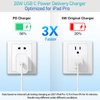 USB C Charger Block, TypeC Charging Blocks 5Pack, 20W PD Quick Fast Charger Box Brick Cube Compatible with iPhone 16/15/14 Pro Max/14 Plus/13 Pro/12 Pro/AirPods/iPad/Galaxy,Pixel 4/3