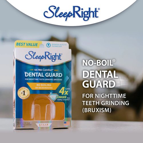SleepRight Ultra-Comfort Dental Guard Mouth Guard to Prevent Teeth Grinding - No Boil - Extra Strong