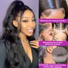 SUPERNOVA Body Wave HD 13x4 Lace Front Wigs Human Hair for Black Women Transparent Lace Frontal Wig Human Hair Pre Plucked Brazilian Glueless Body Wave Wig Natural Hairline 180% Density 16 Inch