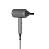 Hair Dryer, 1800 Watts Professional Ionic Hair Dryer with Diffuser and Nozzles, Powerful Blow Dryer for Fast Drying,Compact & Lightweight Travel Portable Hair Dryer for Women (Gray)