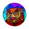 Awayk Owl Pop Phone Grip for Smartphones & Tablets PopSockets Grip and Stand for Phones and Tablets