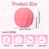 RONRONS 0.25 oz/7g Sphere Lip Balm Containers, 8 Refillable Screw Cap Empty Lip Balm Tubes, DIY Reusable Lipstick Tubes Lip Gloss Containers Ball BPA Free Colorful Mini Makeup Lipgloss Tubes(4 Colors)