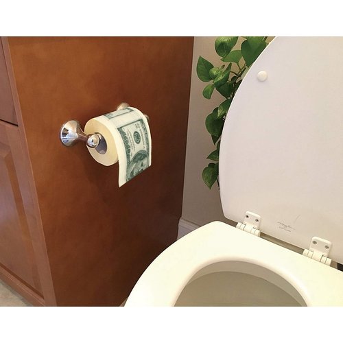 SummitLink 4 Rolls $100 Hundred US Dollar Bill Toilet Paper Tissue Napkin Prank Fun Birthday Party Novelty Gift Idea