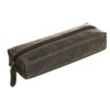 Visconti 731 Hunter Distressed Leather Pencil Case/Small Travel Makeup Cosmetic Bag/Toiletry Case/Supply Holder (Brown)