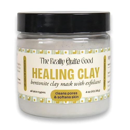 Clay Mask for Deep Pore Cleansing & Detoxifying - Clay Mask For Moisturizing Face - Detoxifying Bentonite Clay, French Green Clay for Radiance, Pore Reduction, Blackheads & Removes Dead Skin
