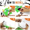 24 Sets Halloween Crafts for Kids, DIY Crown Halloween Headbands Craft Kits Art Set, Pumpkins Ghost Monster Bat Spider Paper Hat with Halloween Foam Stickers for Classroom Activities Party Favors
