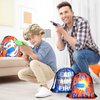Dart Party Supplies Bags Toy Birthday Party Goody Treat Bags Gun Party Drawstring Bags Gift Party Treat Bags Darts Theme Party Supplies for Gun Dart Battle Decor (15 Pieces)