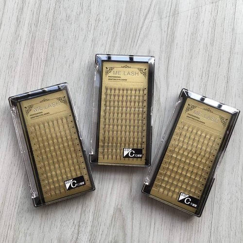 Volume 6D Eyelashes Extensions 0.07mm Thickness 3D Eyelashes 3 Trays/Lot Makeup Lash Extensions C Curl Individual Lashes Natural Style Eye Lashes 30 trays (0.07-C, 9mm+10mm+11mm)
