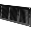 12" x 6" Inch Black Air Vent Cover - Quality Steel Return Air Grilles - for Ceiling and Sidewall - HVAC - with Protection Screen (11.81''x5.90'' Inch, Black)