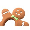 Jimibaby Christmas Teether Teething Toy Gingerbread Man, The First Christmas teether for Baby Boys and Girls, 100% BPA Free, Easy to Hold, Freezer Safe (Gingerbread Man), 3.5 x 3.15 x 0.3 Inch