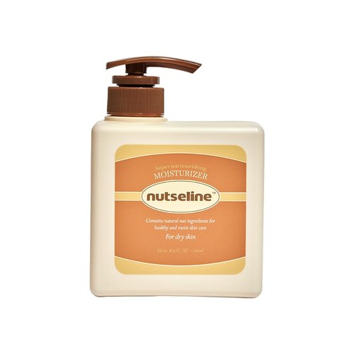 nutseline Super Nut Nourishing Moisturizer Unscented for Dry Skin, Body Lotion, Fermented Shea Butter, Natural Nut Ingredients, Milky Lotion Texture, Non-Greasy, (500ml / 16.9oz)