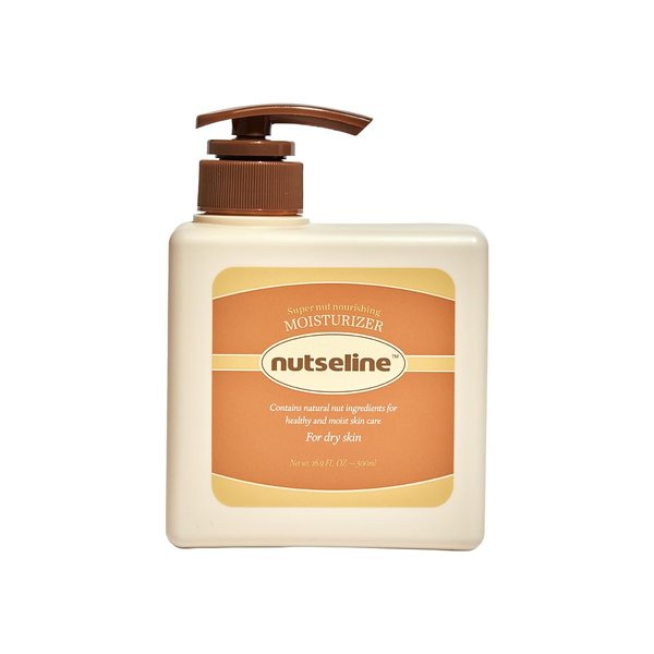 nutseline Super Nut Nourishing Moisturizer Unscented for Dry Skin, Body Lotion, Fermented Shea Butter, Natural Nut Ingredients, Milky Lotion Texture, Non-Greasy, (500ml / 16.9oz)