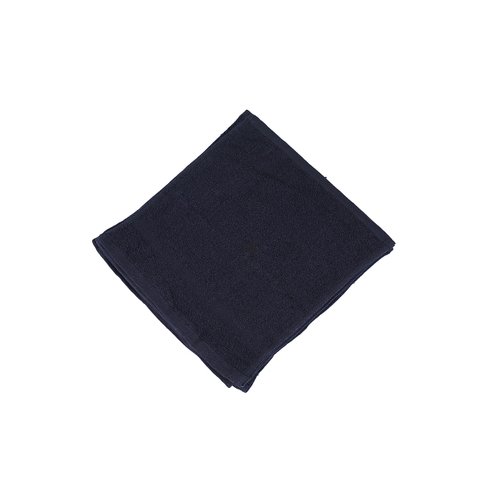 Linteum Textile Face Towel Set, 12x12 Inch, 100% Soft Cotton, 16 Single Ring Spun Washcloths, Absorbent & Durable Face Towel for Household, Spa, Gym and Hotels - 12 Pack (Black)