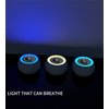 [2 in 1] White Noise Machine, Sleep Sound Machine with 7 Colors Night Light, 32 Soothing Sounds, Built-in Battery & Headphone Jack, Portable Sound Machine for Sleeping Baby, Adult and Sound Therapy