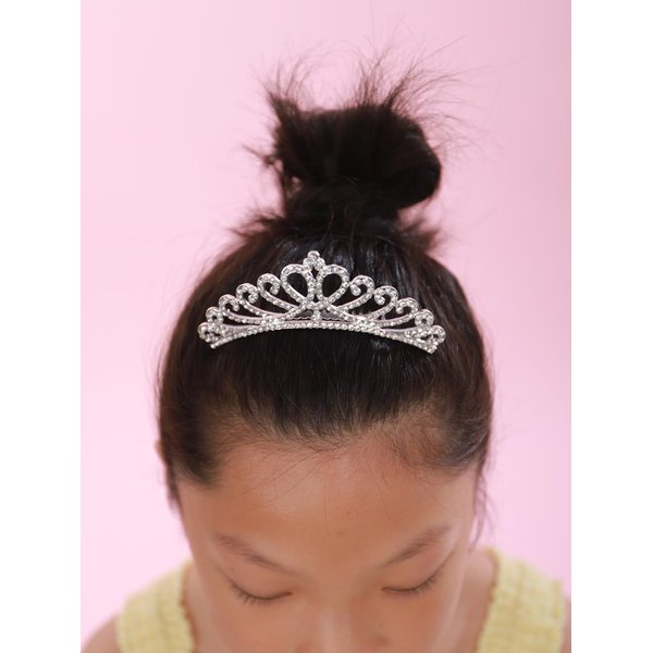 Sither Princess Hair Comb for Girls Mini Crystal Hair Comb Headpiece for Wedding Birthday Halloween Party Christmas Gift (style 1)