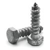 Hex Lag Screws Hot Dipped Galvanized 1/4"-10 x 3" - Qty-100