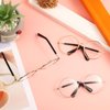 9 Pairs Doll Glasses Metal Wire Rim Clear Lens Eyewear Fabric Doll Dress Up Eyeglasses Mini Dolls Costume Accessories for 8 Inch Doll and Plush(9 Pcs 3.74 Inch, Fits for 18 Inch Doll and Dog)