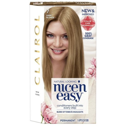 Clairol Nice &#39;n Easy Hair Color, Natural Dark Blonde (7/106A)