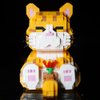 Myweyde Orange Cat Building Blocks, Micro Building Blocks Cats, Cat Building Blocks, Mini Blocks Building Sets Adult Cat for Adults & Boys & Girls (Cat - 834Pcs)