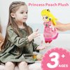 KILATIVE Princess Peach Plush Toy Princess Peach Doll Collection Mario Plush Stuffed Animals Toys 11 Inch (Pink Sweet Gift for Mario Fans
