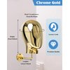 CHADWICK Hat Display Stand Wall Mount Chrome Wig Head Stand Stylish Mannequin Head Stand Durable Wig Holder for Hats, Wigs, Glasses, Luxury Look at Home, Salon, Head Swivels, 20 Inch Circumference