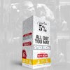 5% Nutrition Rich Piana AllDayYouMay BCAA Powder | 9g of Premium Intra & Post Workout Amino Acids for Hydration, Endurance, Muscle Recovery, Joint & Liver Support (Italian Lemon Ice)
