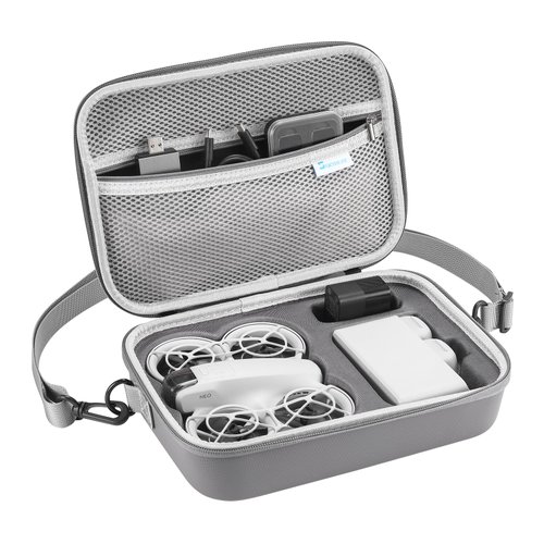 Skyreat Neo Carrying Case, Compact Storage NEO Fly More Combo Case, Portable Travel Protective Shoulder Bag for DJI Neo Drone and Two-Way Charging Hub Accessories