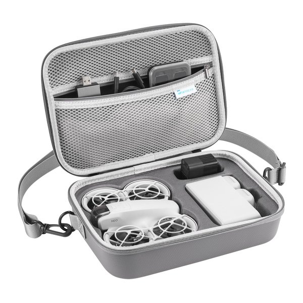 Skyreat Neo Carrying Case, Compact Storage NEO Fly More Combo Case, Portable Travel Protective Shoulder Bag for DJI Neo Drone and Two-Way Charging Hub Accessories
