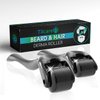 Beard and Hair Derma Roller (2 Pack) by Tilcare - Sterile Titanium Derma Roller 0.25mm