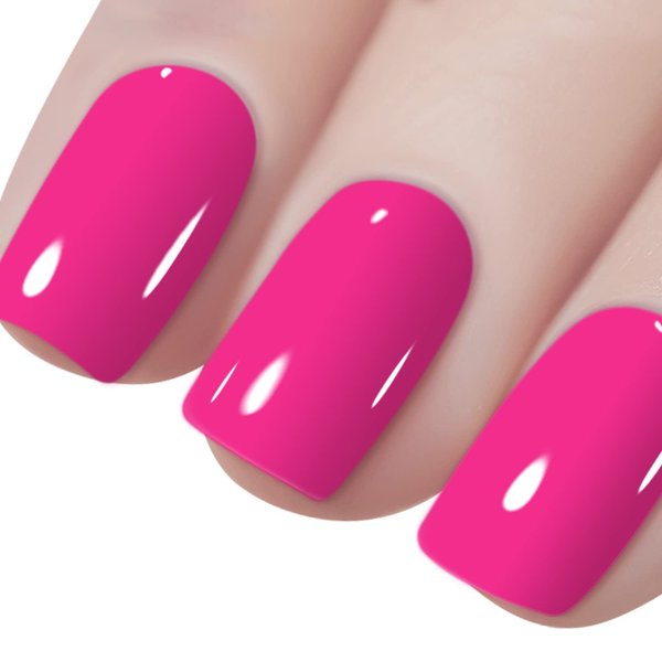 Vishine Soak-Off UV LED Gel Polish Nail Art Manicure Lacquer Hot Pink(099)