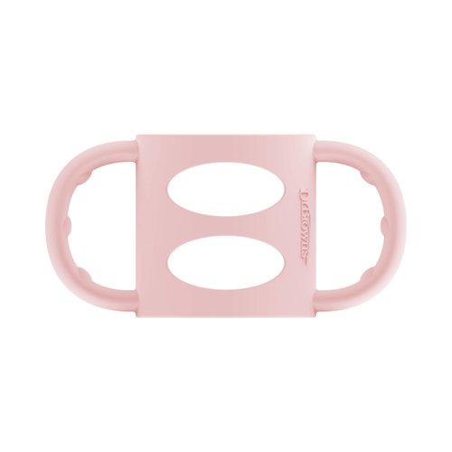 Dr. Brown's Milestones 100% Silicone Baby Bottle Handles,Narrow,Pink,1 Pack,4m+ (colors May Vary)