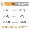 No Cow High Protein Bars, Chocolate Salted Caramel - Healthy Snacks, 20g Vegan Protein, High Fiber, Low Sugar, Keto Friendly, Dairy & Gluten Free (12 Count)