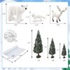 QuarenDen Arctic Animals Toys, Polar Animals Toy, 21PCS, Model Scenery Kit, Antarctic Animals Figurines for Kids Cake Toppers Christmas Birthday Toy Gift
