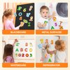 JoyCat Wooden Kids Magnets – 26 Cute Animals, Alphabet Uppercase Letters, and 0-9 Numbers, Fridge Magnets for Toddlers 1-3, Fun Educational Spelling Learning Gift for Toddlers & Kids