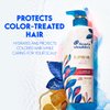 Head & Shoulders Dandruff Shampoo and Conditioner, Supreme Color Protect with Argan Oil and Manuka Honey, 11.8 Oz, 9.4 Oz