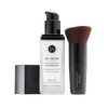 Jerome Alexander My Color Self Adjusting Full Coverage Foundation Makeup with Kabuki Brush (Light)