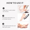 GABOX Double Sided Stainless Steel Professional Foot File - Callus Remover for Feet - Heel Scrubber Dead Skin Exfoliator - Feet SPA Pedicure Tool for Men & Women - Removedor de Callos en Los Pies