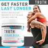 Truth Nutrition Vegan BCAA Powder- 2:1:1 Ratio Natural BCAAs Amino Acids Powder for Energy, Muscle Building, Post Workout Recovery Drink for Muscle Recovery (Pink Lemonade, 30 Servings)